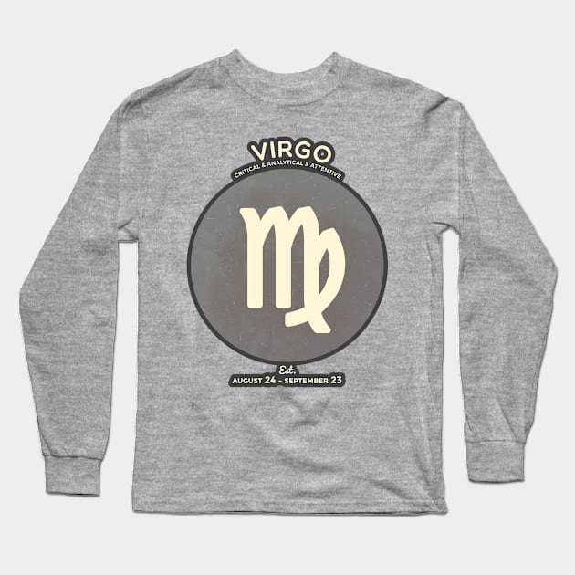 Virgo Long Sleeve T-Shirt by ckaya